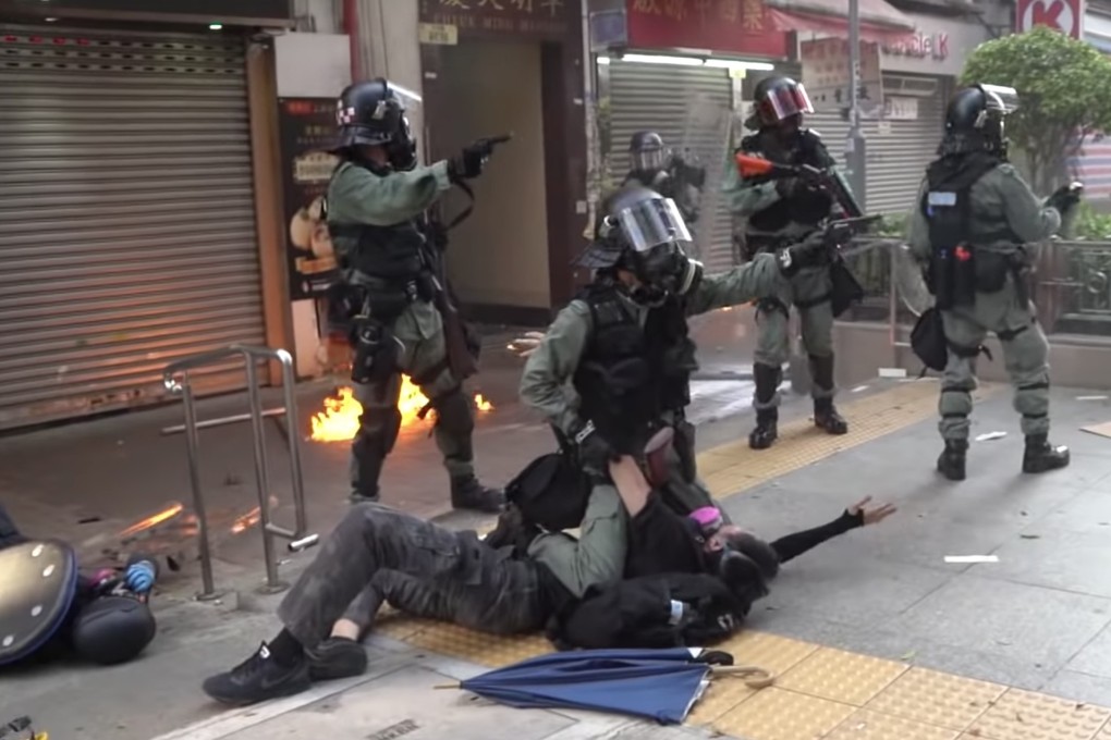 China’s state media has defended the shooting of an 18-year-old schoolboy during the protests in Hong Kong. Photo: Campus TV, HKUSU