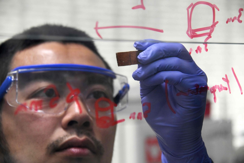 Yu Yanagisawa, a chemistry researcher at the University of Tokyo. The university placed joint 36th in the Times Higher Education World International University Rankings 2020. Photo: AFP