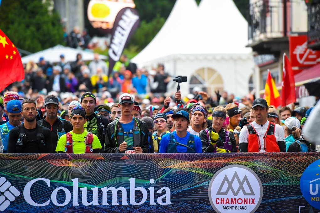 The UTMB start line is packed with the best runners in the world, and relative novices – where do we draw the line for testing? Photo: UTMB