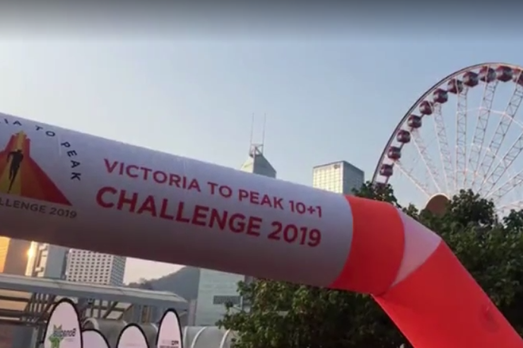 The Victoria to Peak Challenge 11km race is a steep road course from the harbour to The Peak. Photo: Mark Agnew