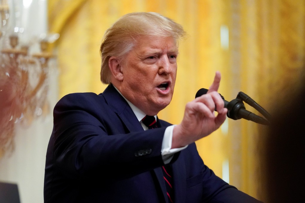 US President Donald Trump responds to a question about Ukraine during a news conference. Photo: Reuters