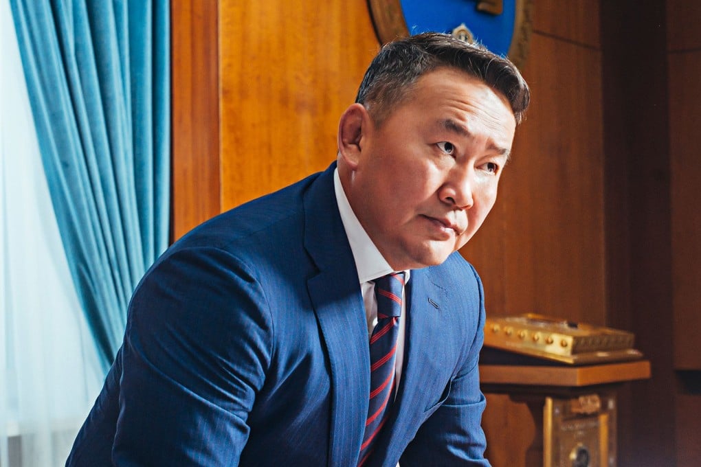 Mongolian President Khaltmaa Battulga. Photo: Bloomberg / Bat-Orgil