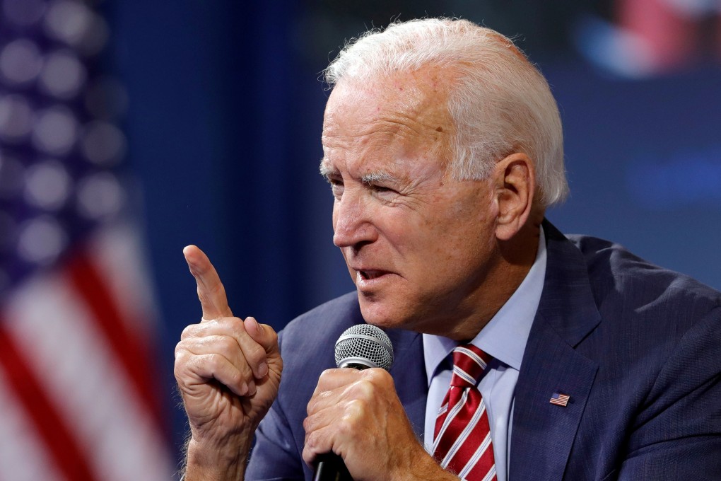 US Democratic presidential candidate and former vice-president Joe Biden. Photo: Reuters