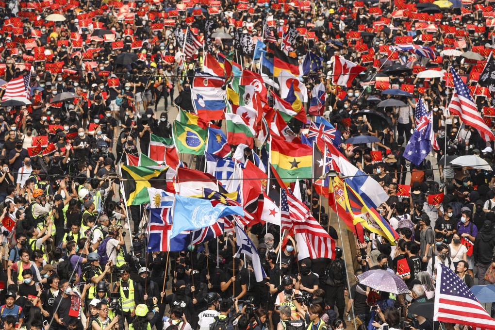 Since protests began in Hong Kong, in June, against the now-withdrawn extradition bill, Beijing has decried ‘foreign interference’. Photo: EPA