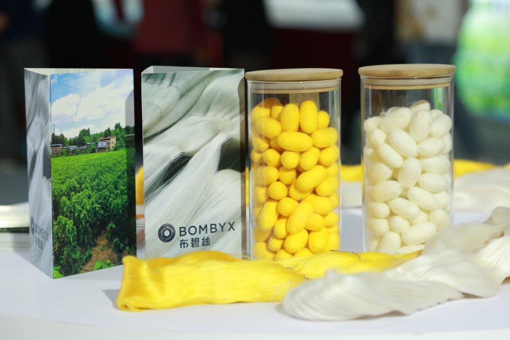Silk produced by Chinese fashion brand and supplier Bombyx at its farm in Sichuan province, which was designed specifically to conserve energy.