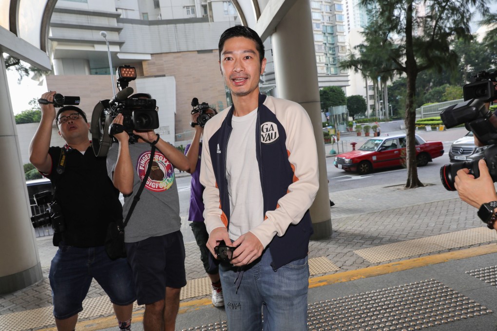 Actor Gregory Wong arrives at Eastern Court ahead of his appearance. May Tse