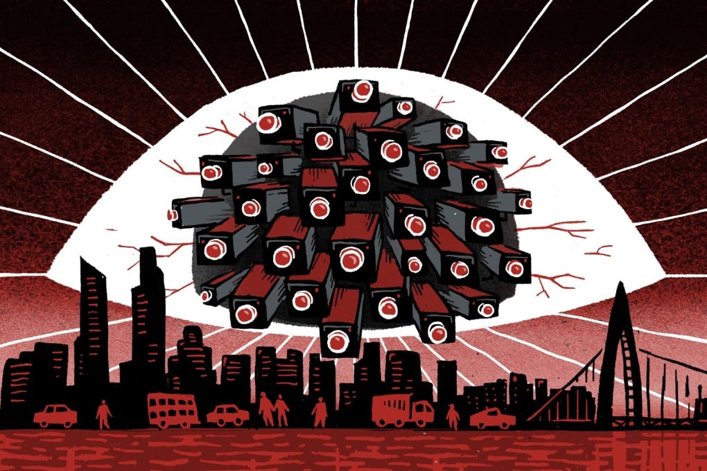 Chongqing has become the surveillance capital of the world with the highest ratio of cameras per person. Illustration: SCMP