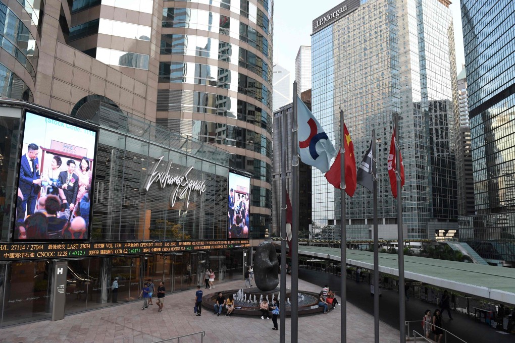 Mainland Chinese developers and hardware companies were the day’s biggest gainers in Hong Kong on Friday. Photo: AFP