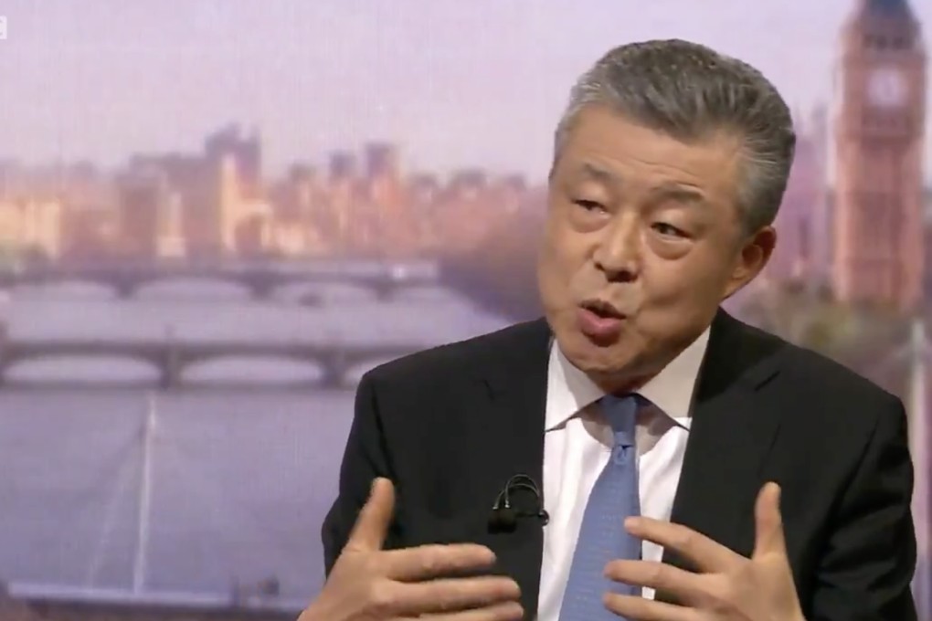 China’s ambassador to Britain Liu Xiaoming says Beijing has every confidence in Carrie Lam’s ability to restore order to Hong Kong. Photo: Handout