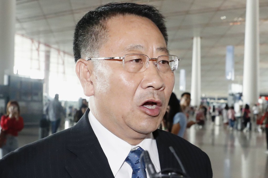 North Korean ambassador Kim Myong-gil. Photo: Kyodo