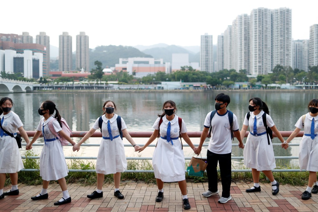 Students taking part in an anti-government protest on September 19. Photo: Reuters