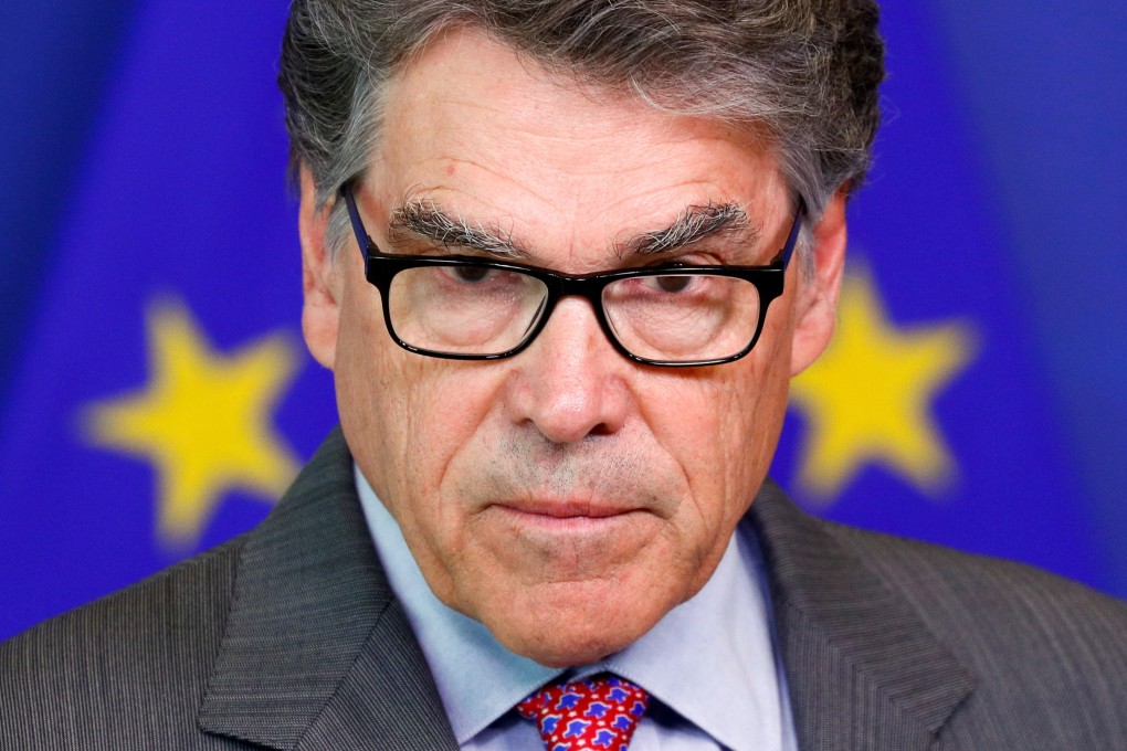 US Energy Secretary Rick Perry was expected to leave the Trump administration in November. File photo: Reuters