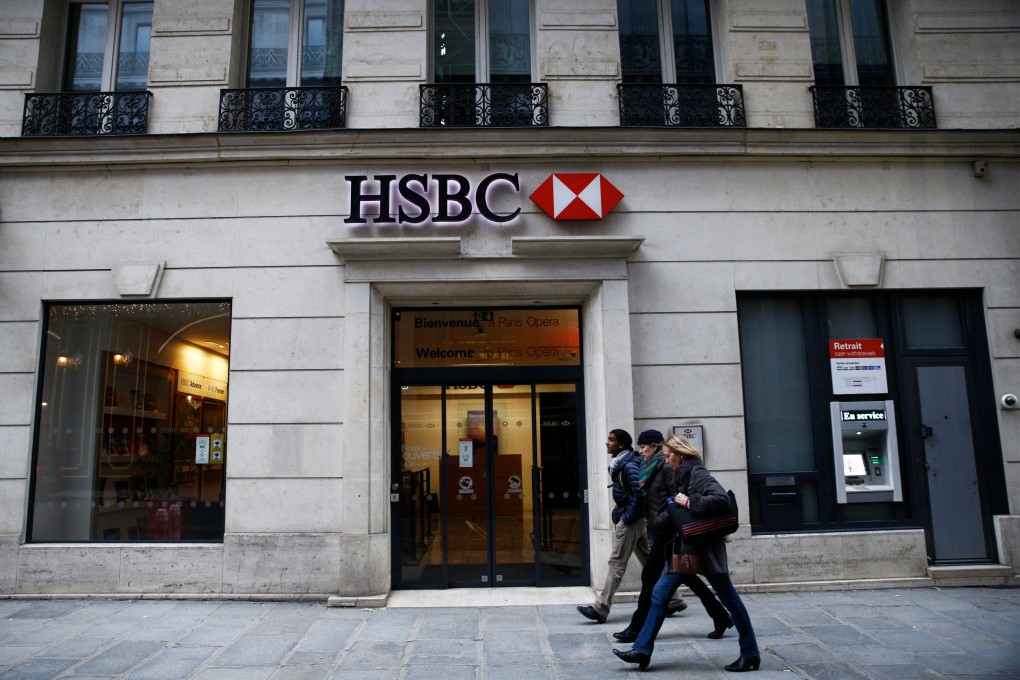 An HSBC branch in Paris. The lender is considering the potential sale of its retail bank in France. Photo: Shutterstock