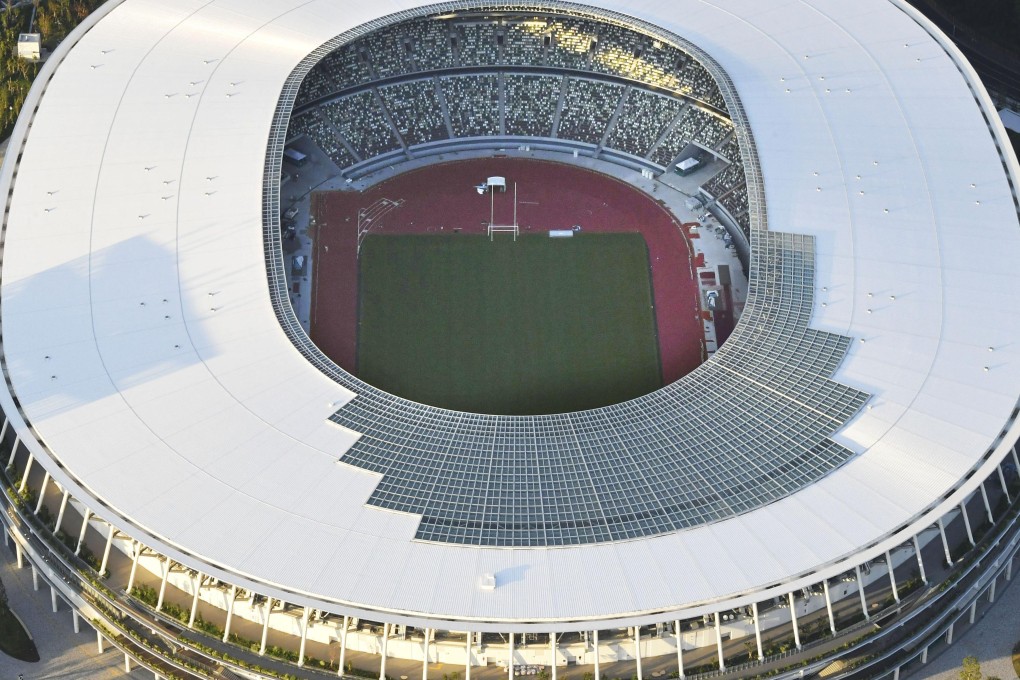 Tokyo’s new National Stadium. Photo: Kyodo