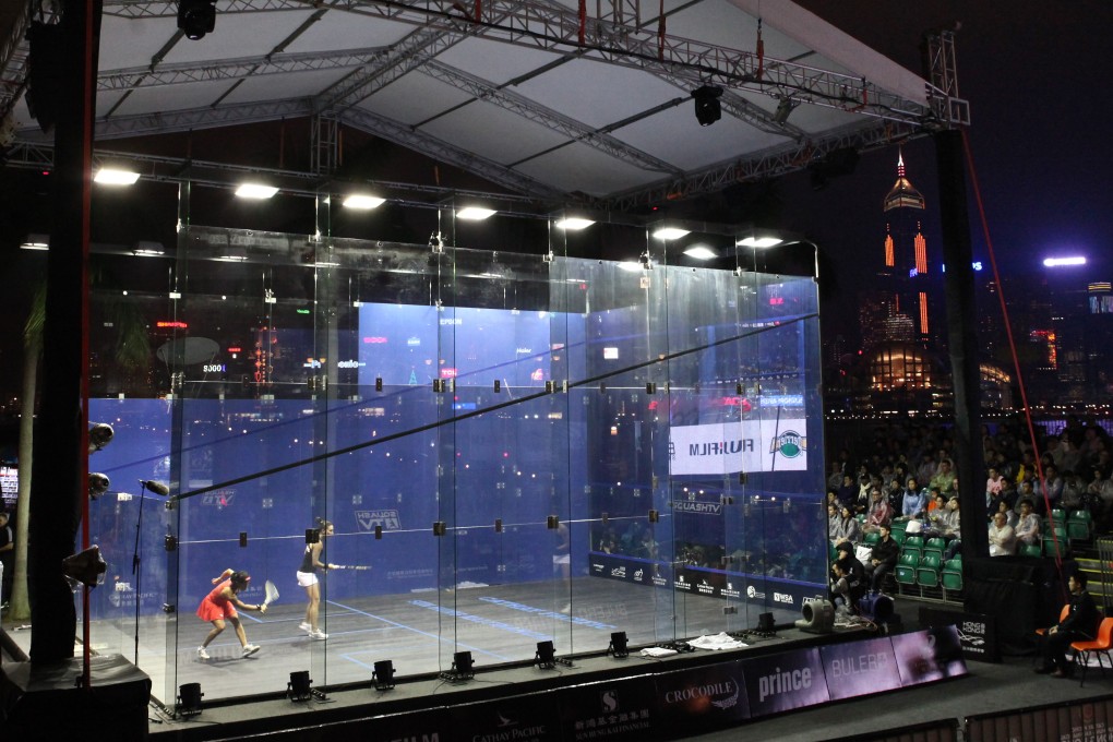 The Hong Kong Squash Open has been popular among fans and players. Photo: Edward Wong