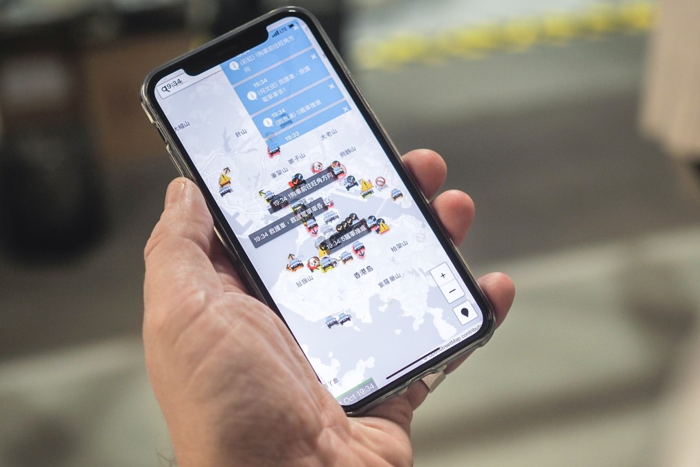 Apple initially turned down the application to list HKmap.live on its App Store because it “allowed users to evade law enforcement”, according to the app’s developer. Photo: Nathan Tsui
