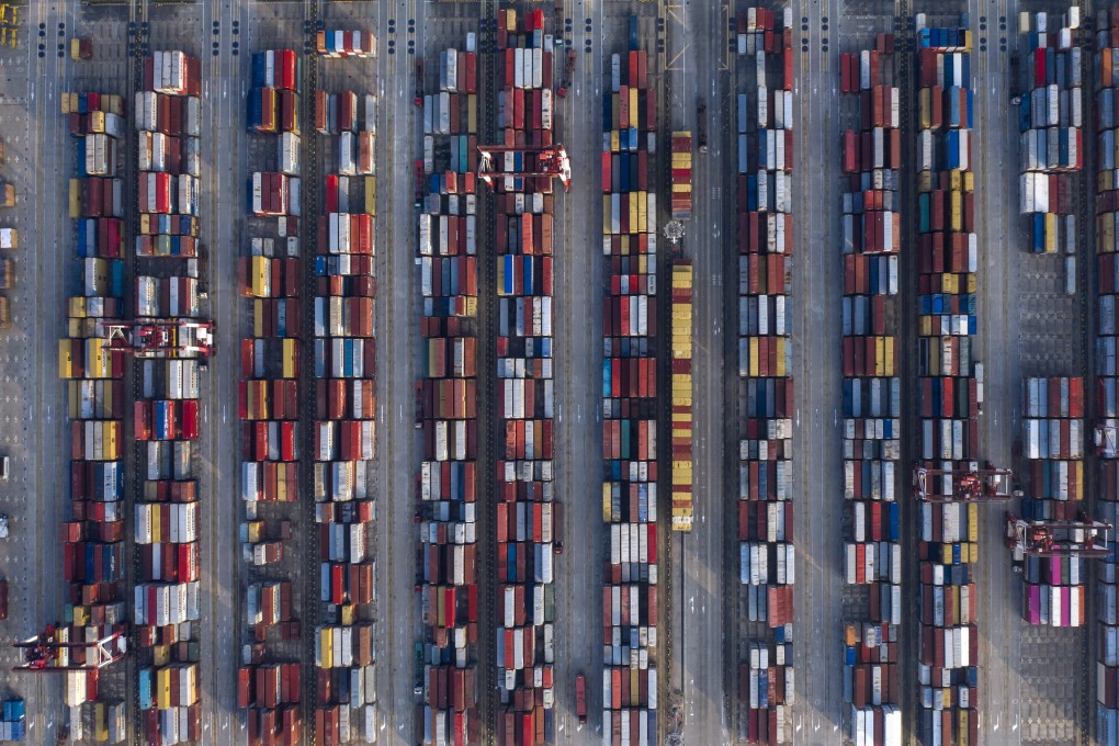 The Yangshan Deepwater Port in Shanghai. Only 66 per cent of insurers in Asia were positive about the current investment cycle – ‘probably a reflection of the region’s greater vulnerability to the risk of an escalating US-China trade [war]’, according to BlackRock. Photo: Bloomberg