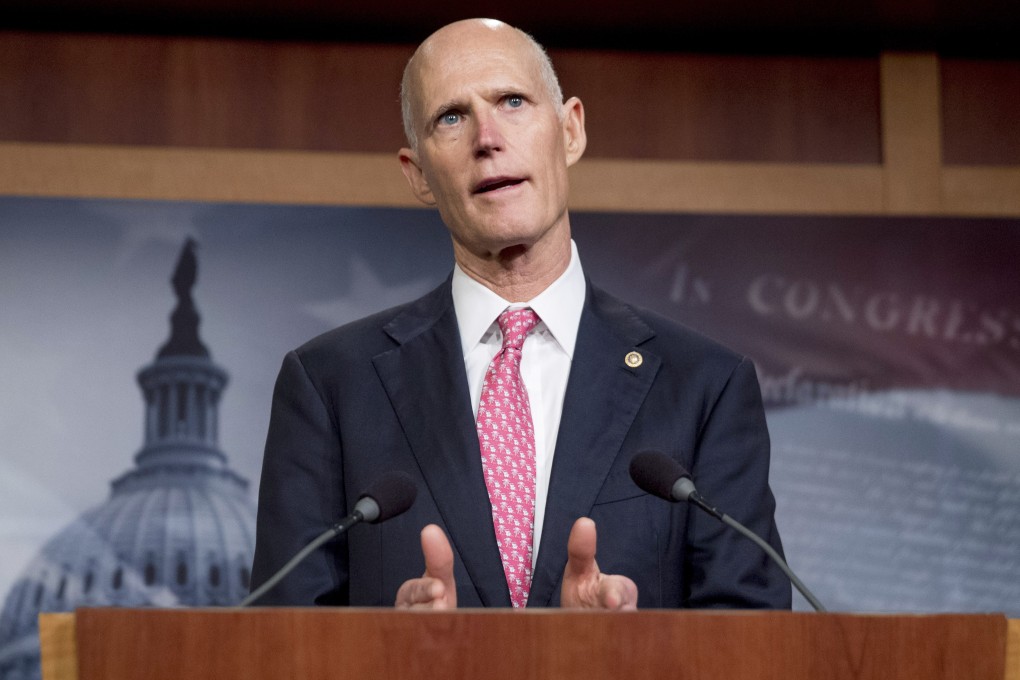 US Senator Rick Scott has demanded a meeting with NBA commissioner Adam Silver over the league’s response to the Houston Rockets’ general manager expressing support for protesters in Hong Kong. Photo: AP