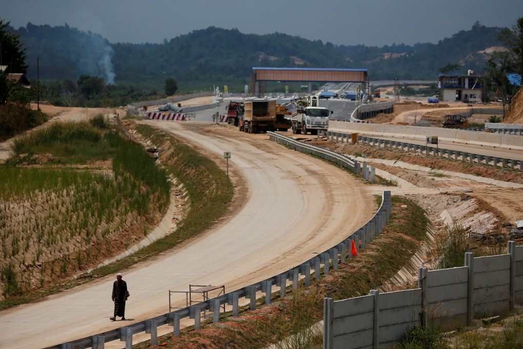 A road construction site in Kutai Kertanegara in East Kalimantan, where Indonesia’s new capital will come up. Photo: Reuters