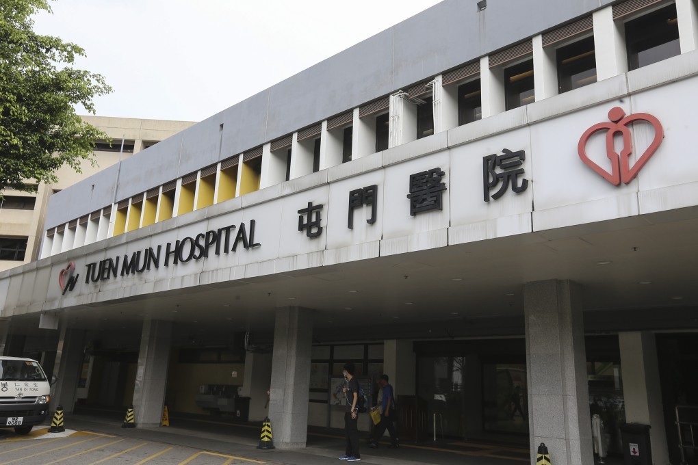 The man was certified dead at Tuen Mun Hospital. Photo: Dickson Lee