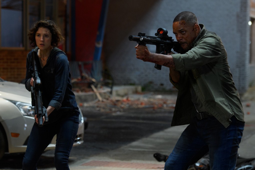 Mary Elizabeth Winstead and Will Smith in a still from Gemini Man (category IIB), directed by Ang Lee.