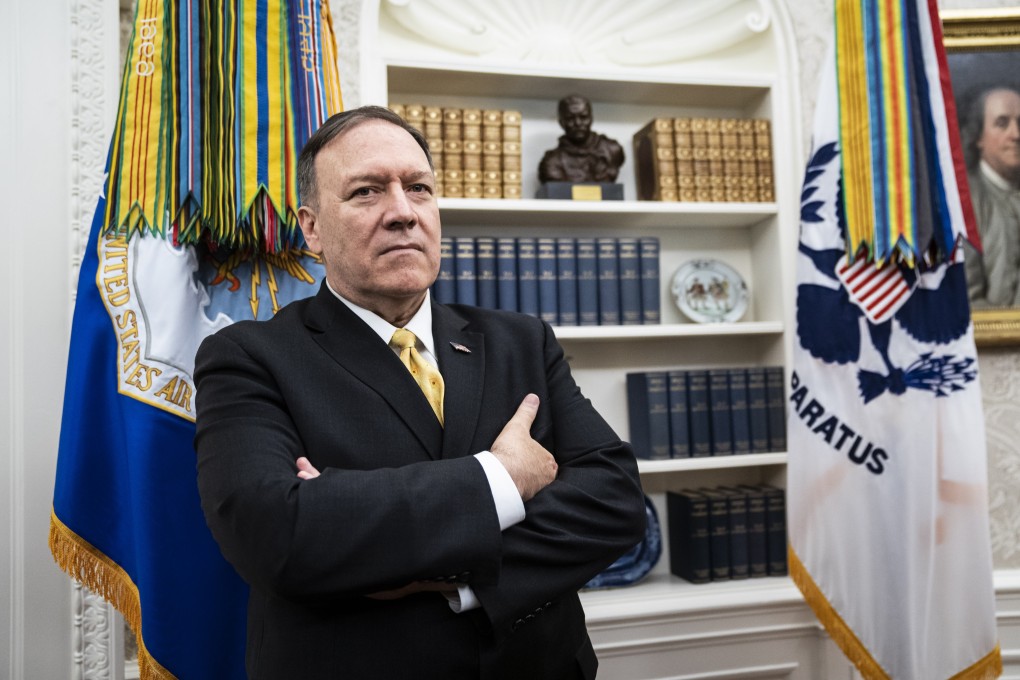US Secretary of State Mike Pompeo cited a “highly repressive campaign” against Muslim minorities by Chinese officials. Photo: Jabin Botsford/Washington Post