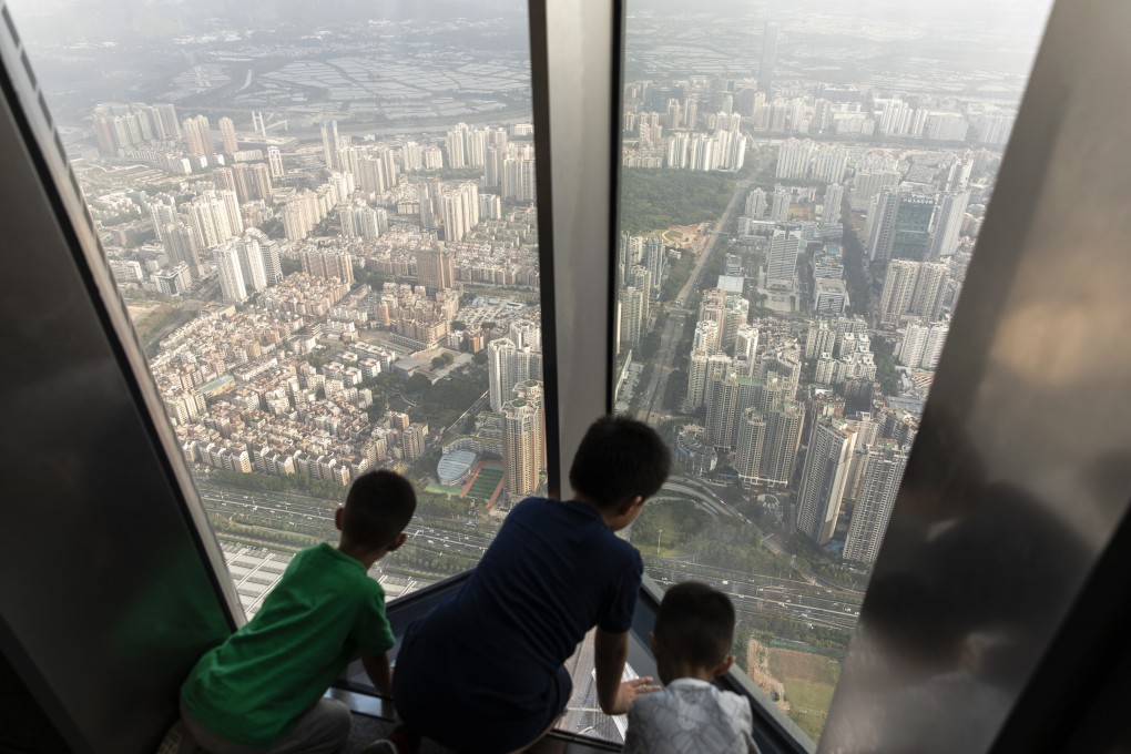 A view of Shenzhen from the observation deck of the Ping An Finance Centre on August 15. Shenzhen was one of the first special economic zones established in China in 1979, and has more than fulfilled its mission as a growth engine. Photo: Bloomberg
