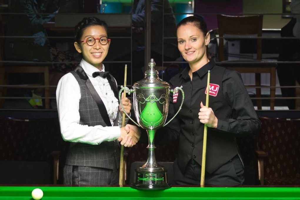 Reanne Evans (right) and Ng On-yee are the top two players in the world. Photo: Monique Limbos/World Snooker