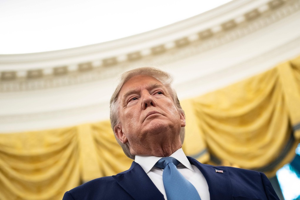 US President Donald Trump in the Oval Office at the White House in Washington. Photo: AFP