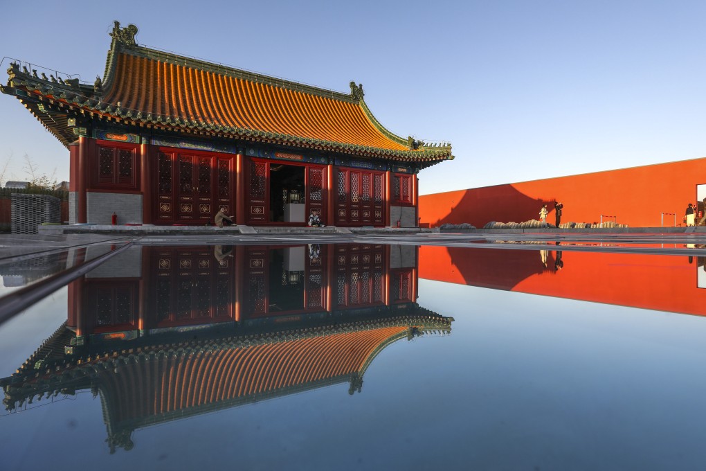 One of four structures on the rooftop of the newly restored Longfu Temple in Beijing, China, that recreate the architecture of the original 15th century temple built during the Ming dynasty. Photo: Simon Song