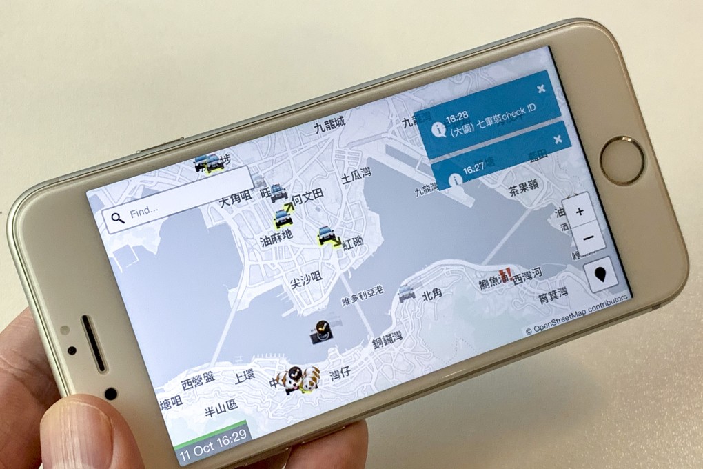 HKmap.live was still easily accessible to Apple customers in the city. Photo: Stanley Shin