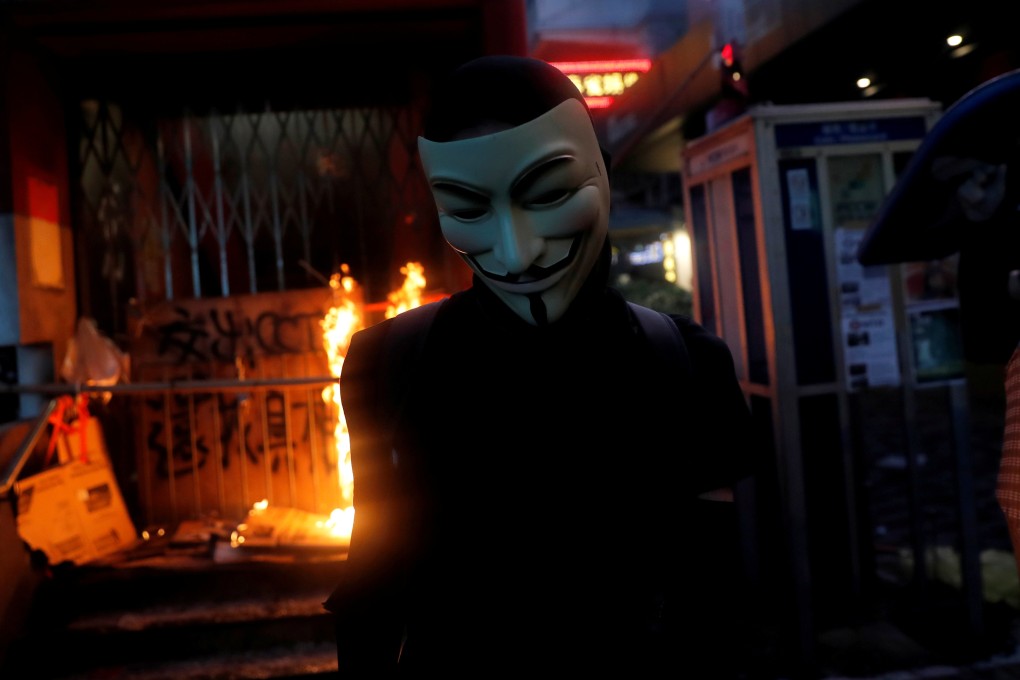 There have been mixed messages from government officials regarding the anti-mask law. Photo: Reuters