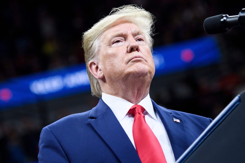 US President Donald Trump at rally in Minneapolis, Minnesota. Photo: AFP