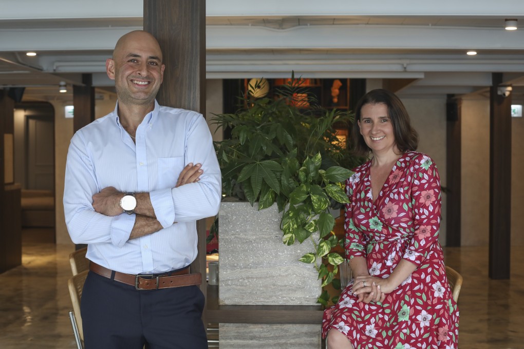 Rasheed and Amy Shroff, founders of the Banyan Workspace, in Quarry Bay. Photo: Xiaomei Chen