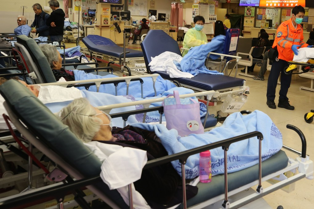 Elderly patients receive treatment at the Queen Elizabeth Hospital in Yau Ma Tei. Photo: Winson Wong