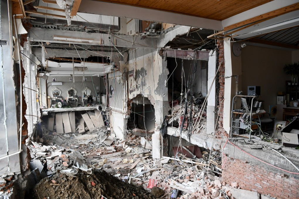 Nine people were killed and 10 were injured as a lunch crowd gathered at a restaurant in Wuxi, Jiangsu province. Photo: Xinhua