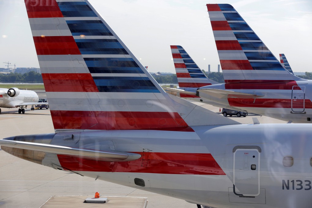 Leading carrier American Airlines reports only been a small dent in customer demand for Hong Kong, although the company remains tight-lipped about the exact figure. Photo: Reuters