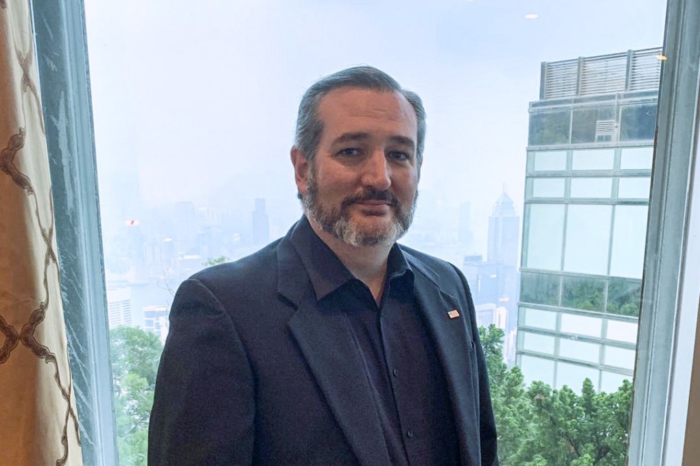 US Senator Ted Cruz at The Peak. Photo: Yonden Ihatoo