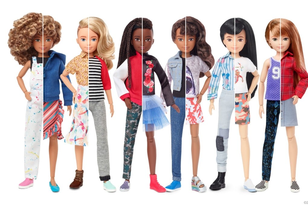 Mattel launched the Creatable World customisable doll line, which allows children to create what the company calls “gender inclusive” dolls. Photo: Mattel