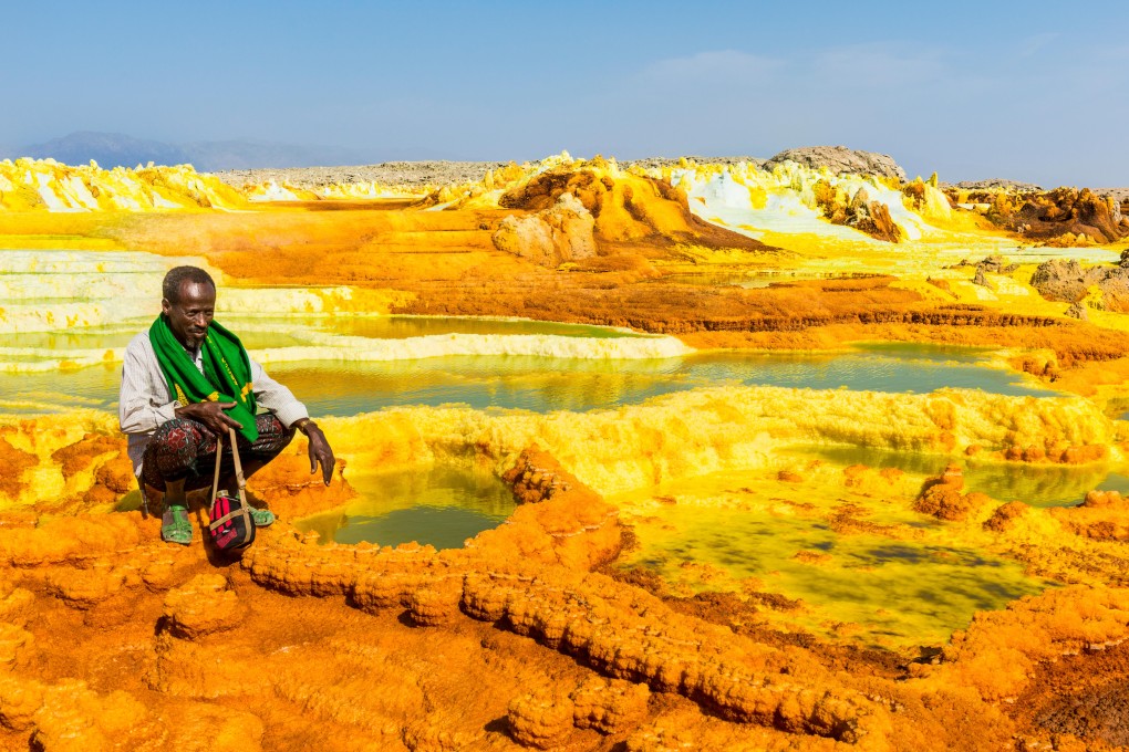 The Danakil Depression, in Ethiopia, is the hottest place on earth. Photo: Alamy