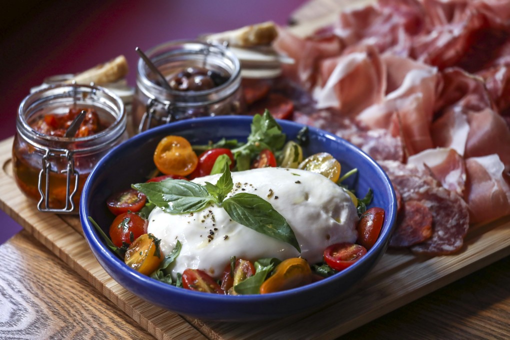 Burrata with salumi misti at Capo Centrale in SoHo, Hong Kong. Photo: Jonathan Wong