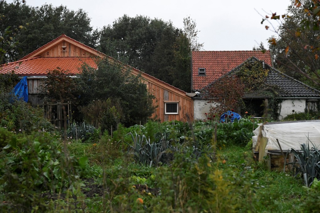 The remote farm where a family spent years locked away in a cellar, according to Dutch media reports, in Ruinerwold, the Netherlands, on Tuesday. Photo: Reuters