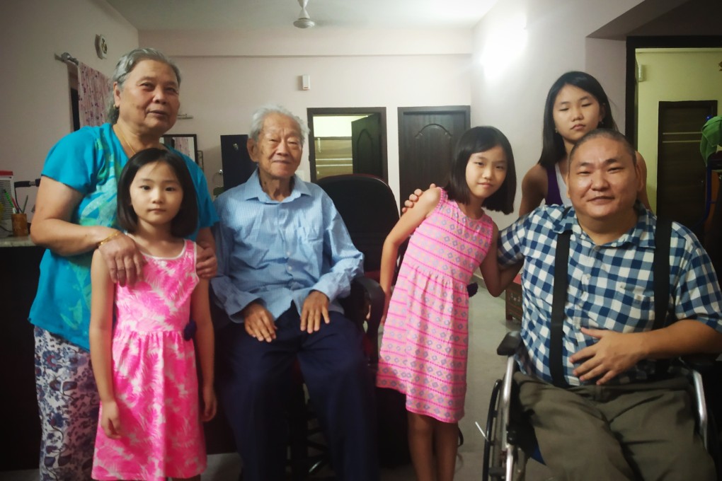 A few members of Chennai’s ethnic Chinese community pictured at the home of David Ma, extreme right. Photo: Kunal Purohit