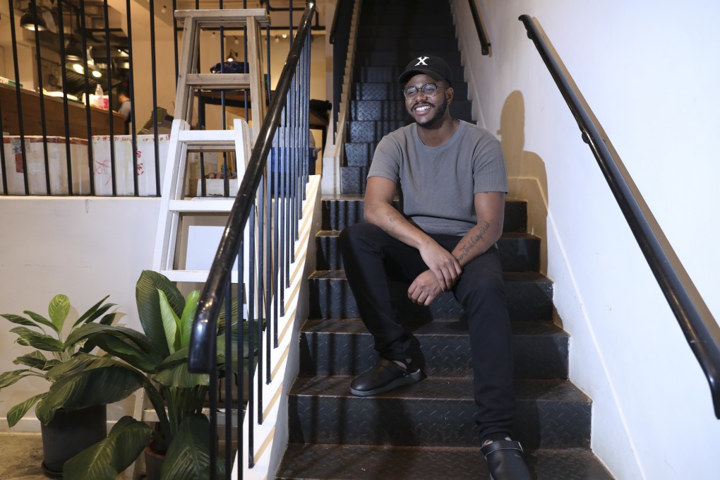 American-Nigerian chef Kwame Onwuachi talks about his book Notes From a Young Black Chef. Photo: Nora Tam