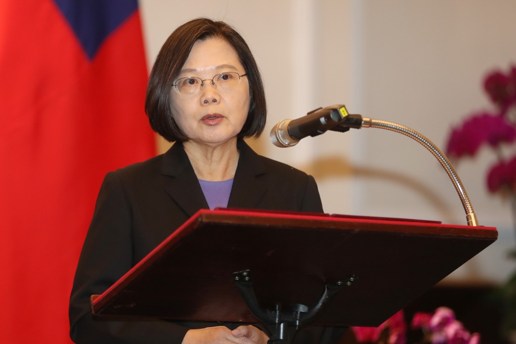 Taiwan’s President Tsai Ing-wen is keen to get trade talks with the US back on track. Photo: CNA