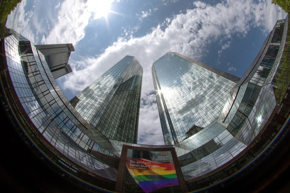 The Deutsche Bank headquarters in Frankfurt. Photo: AFP