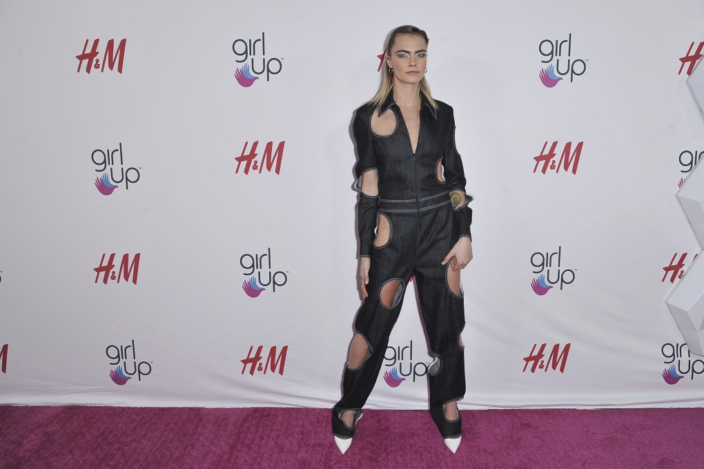 Cara Delevingne at the Girl Up #GirlHero Awards, in Beverly Hills, California, in the United States. Photo: AP