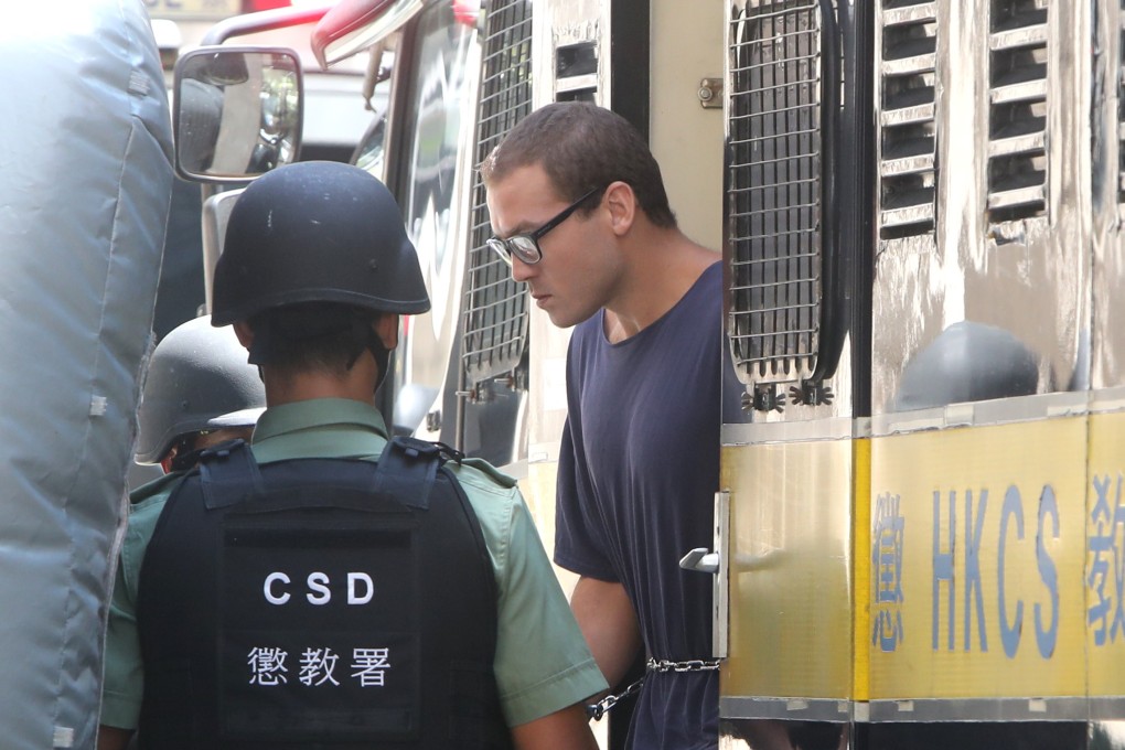 A man sentenced to life for manslaughter sought the help of British banker Rurik Jutting, pictured, who is in jail for a gruesome double murder, to write submissions in support of his appeal. Photo: Winson Wong