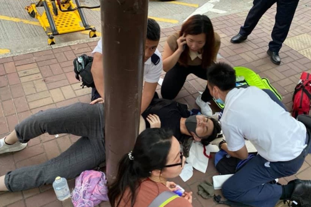 The 19-year-old victim was rushed to Prince of Wales Hospital. Photo: Handout