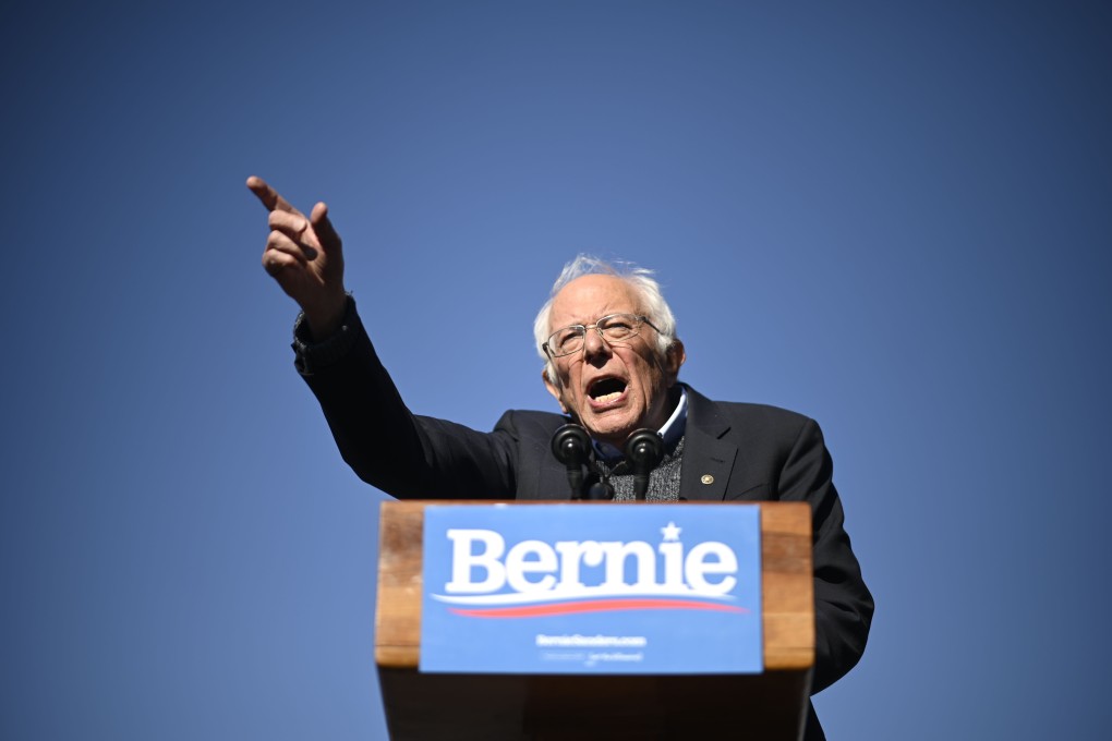 2020 Democratic presidential hopeful US Senator Bernie Sanders speaks to supporters during a campaign rally on October 19 in New York City. Photo: AFP